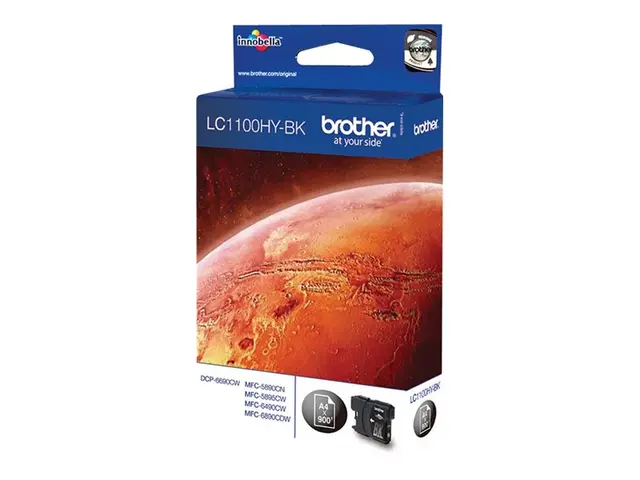 Brother LC1100HYBK - Høy ytelse - svart - original - blekkpatron -...