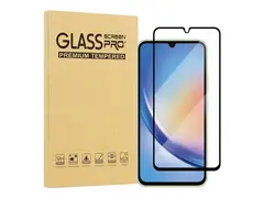 iiglo screenPro+ - Skjermbeskyttelse for mobiltelefon glass - rammefarge svart - for Samsung Galaxy A34 5G