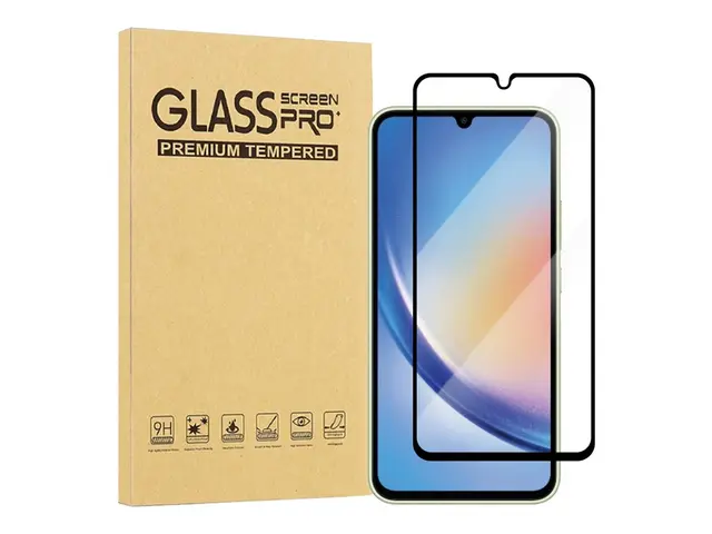 iiglo screenPro+ - Skjermbeskyttelse for mobiltelefon glass rammef...