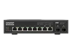 QNAP QSW-L3208-2C6T - Switch - Styrt 2 x 10 Gigabit SFP+ + 8 x 100/1000/2.5G/5G/10GBase-T - stasjon&#230;r