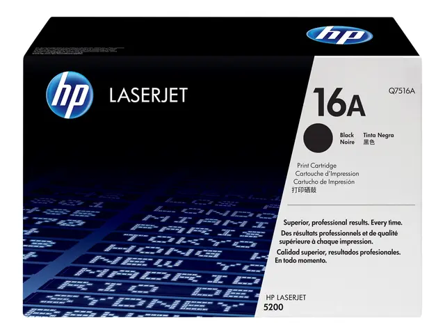 HP 16A - Svart - original - LaserJet - tonerpatron (Q7516A) - for ...