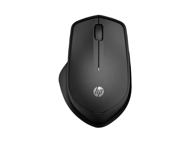 HP 285 Silent - Mus ergonomisk optisk trådløs 2.4 GHz USB mottaker