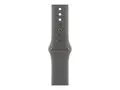 Apple - Klokkestropp for smart armbåndsur 46mm - S/M-størrelse - steingrå - for Watch Hermès Series 9, SE 3, Series 10, Series 11, Series 8, Series 9, Ultra 2, Ultra 3
