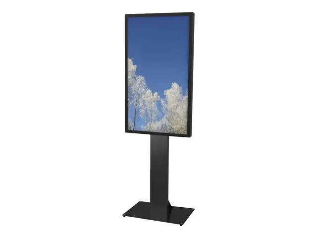 HI-ND Floorstand Glass Universal 49"- 65" - Stativ - for LCD-skjer...