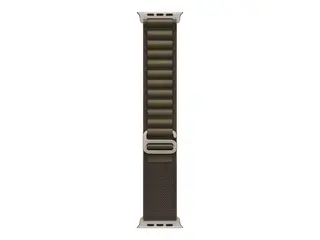 Apple - Sløyfe for smart armbåndsur - 49 mm, naturlig titanfinish Medium størrelse - mørk olivenfarge