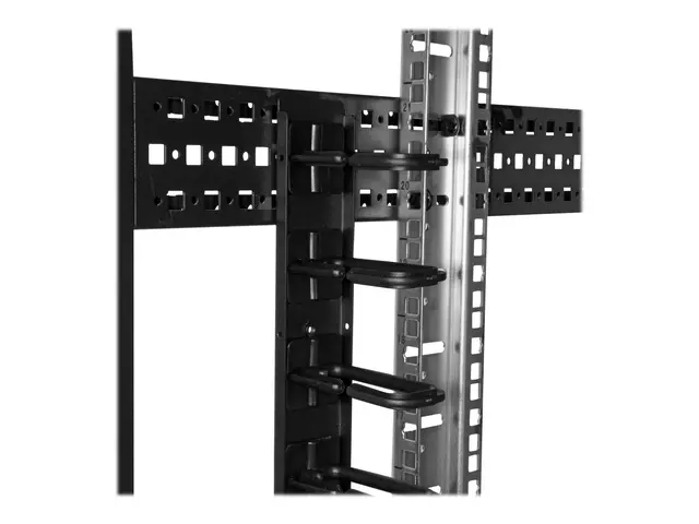 Startech Vertical 0U Server Rack Cable Management w/ D-Ring Hooks ...
