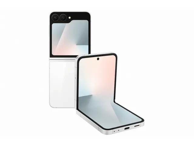 Samsung Galaxy Z Flip 7FE 256GB White Telenor, 2 års garanti 