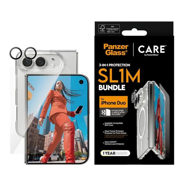 CARE by PanzerGlass® 3-in-1 Bundle iPhone Duo 