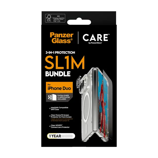 CARE by PanzerGlass® 3-in-1 Bundle iPhone Duo 