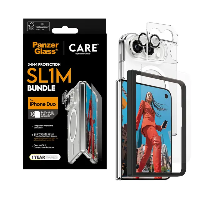 CARE by PanzerGlass® 3-in-1 Bundle iPhone Duo 