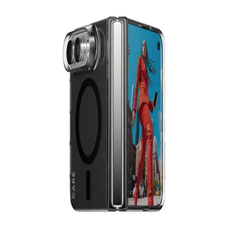PG CARE SLIM PC/TPU Black iPhone Fold CARE by PanzerGlass® SL1M Case Smokey