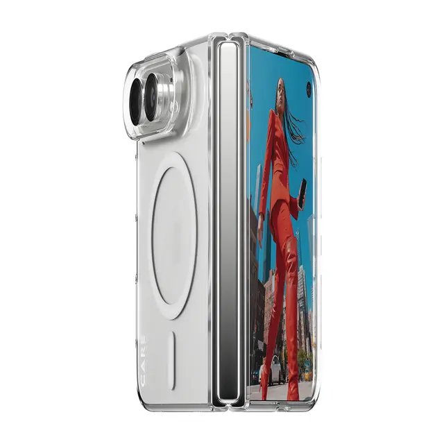 PG CARE SLIM PC/TPU Transp. iPhone Fol SL1M Case Transparent iPhone 2026 Fold 