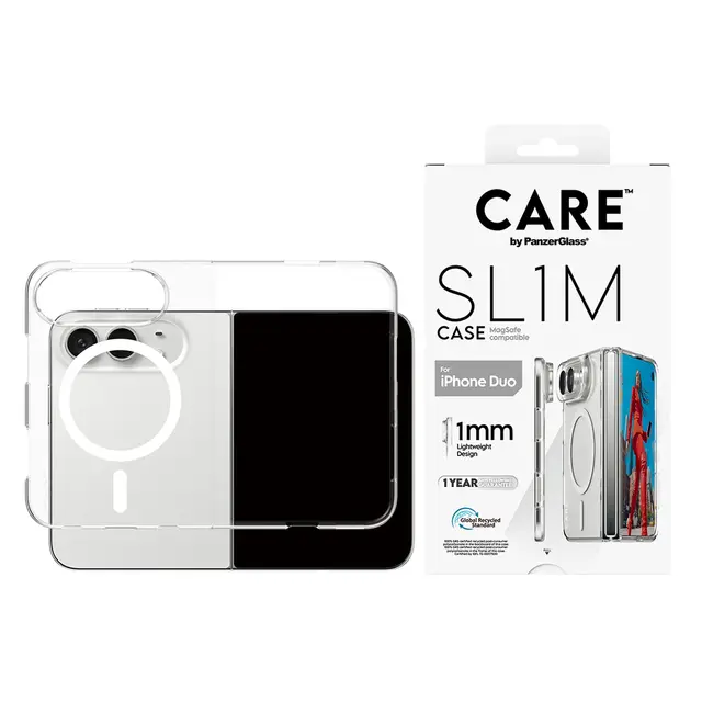 PG CARE SLIM PC/TPU Transp. iPhone Fol SL1M Case Transparent iPhone 2026 Fold 