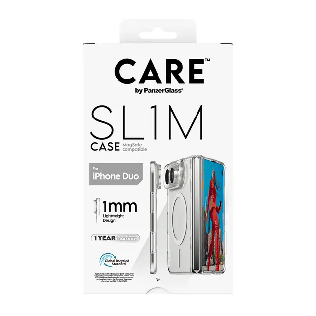 PG CARE SLIM PC/TPU Transp. iPhone Fol SL1M Case Transparent iPhone 2026 Fold 