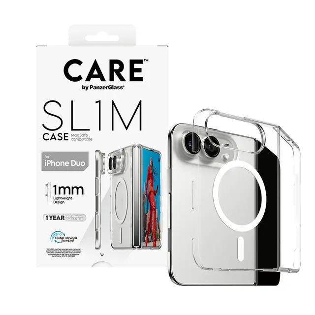 PG CARE SLIM PC/TPU Transp. iPhone Fol SL1M Case Transparent iPhone 2026 Fold 