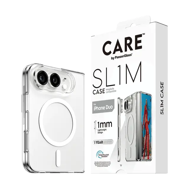 PG CARE SLIM PC/TPU Transp. iPhone Fol SL1M Case Transparent iPhone 2026 Fold 