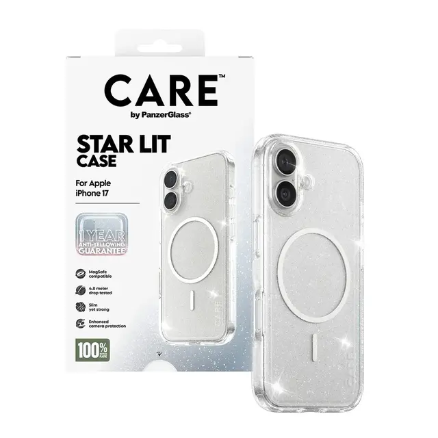 CARE by PanzerGlass Star Lit - Baksidedeksel for mobiltelefon MagS...