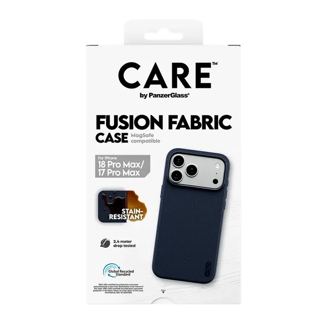 CARE by PanzerGlass Fusion Fabric - Beskyttende deksel for mobilte...
