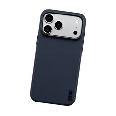 CARE by PanzerGlass Fusion Fabric - Beskyttende deksel for mobiltelefon MagSafe-samsvar - stoff - blå