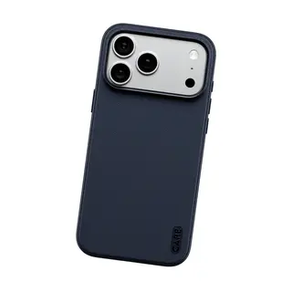 CARE by PanzerGlass Fusion Fabric - Beskyttende deksel for mobiltelefon MagSafe-samsvar - stoff - blå