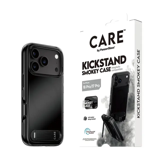 CARE by PanzerGlass - Beskyttende deksel for mobiltelefon - med st...