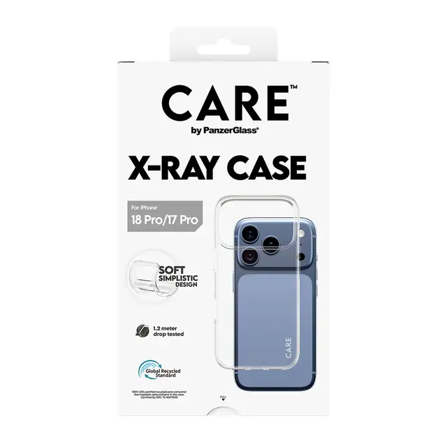CARE by PanzerGlass X-Ray - Beskyttende deksel for mobiltelefon - ...