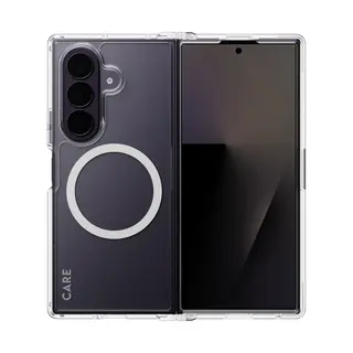 CARE by PanzerGlass Urban Combat - Beskyttende deksel for mobiltelefon Qi - termoplast-polyuretan (TPU), polykarbonat (PC) - gjennomsiktig, hvit