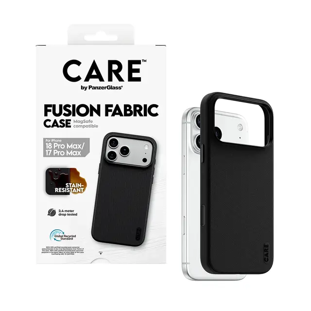 CARE by PanzerGlass Fusion Fabric - Beskyttende deksel for mobilte...