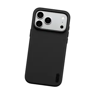 CARE by PanzerGlass Fusion Fabric - Beskyttende deksel for mobiltelefon MagSafe-samsvar - stoff - svart