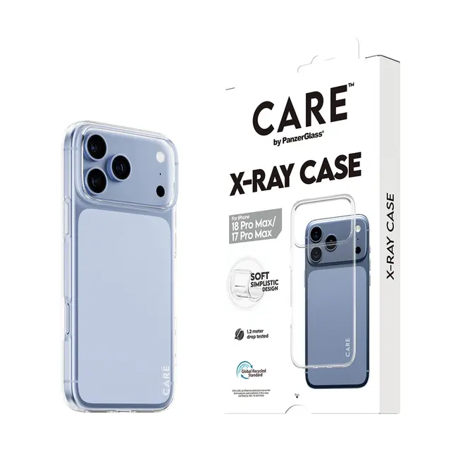 CARE by PanzerGlass X-Ray - Beskyttende deksel for mobiltelefon - ...