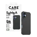 CARE by PanzerGlass Samba - Baksidedeksel for mobiltelefon MagSafe-samsvar - termoplast-polyuretan (TPU) - svart - for Apple iPhone 17