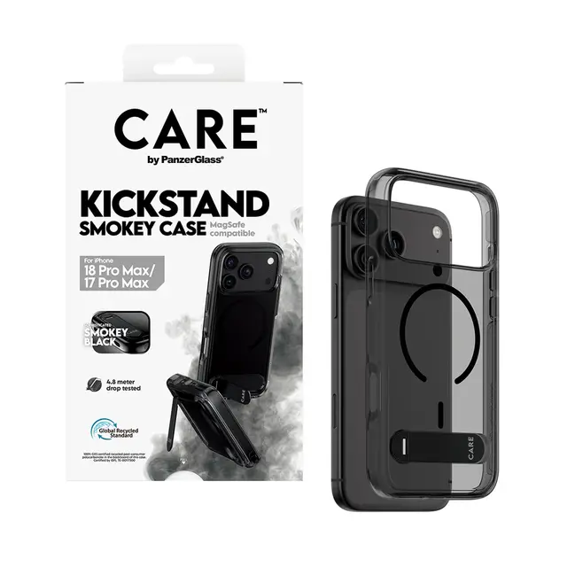 CARE by PanzerGlass - Beskyttende deksel for mobiltelefon - med st...