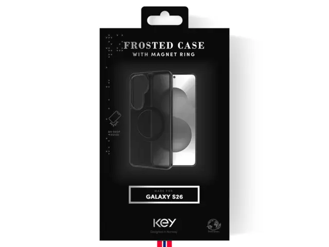 KEY Frosted Case SAM S26 MagSafe Black 