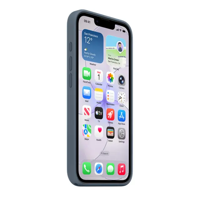 Apple - Baksidedeksel for mobiltelefon MagSafe-samsvar silikon ank...