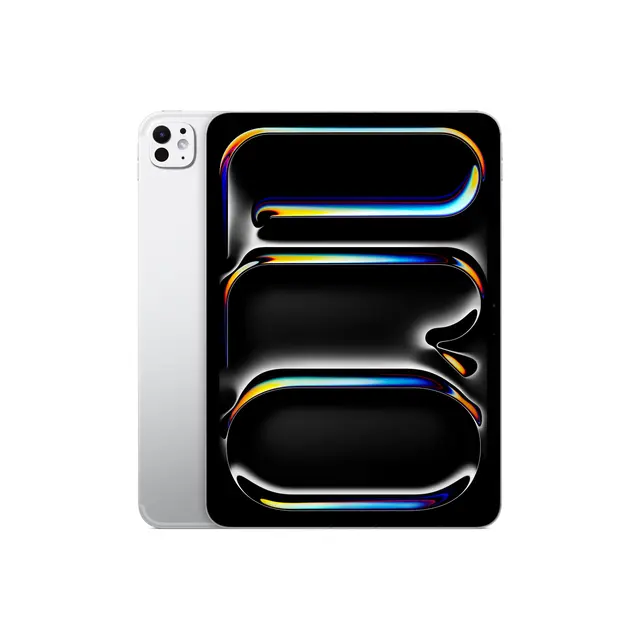 Apple 13-inch iPad Pro M5 Wi-Fi + Cellular Tablet - 2 TB - 13" Tandem OLED (2752 x 2064) - med standard glass - 3G, 4G, 5G - sølv 