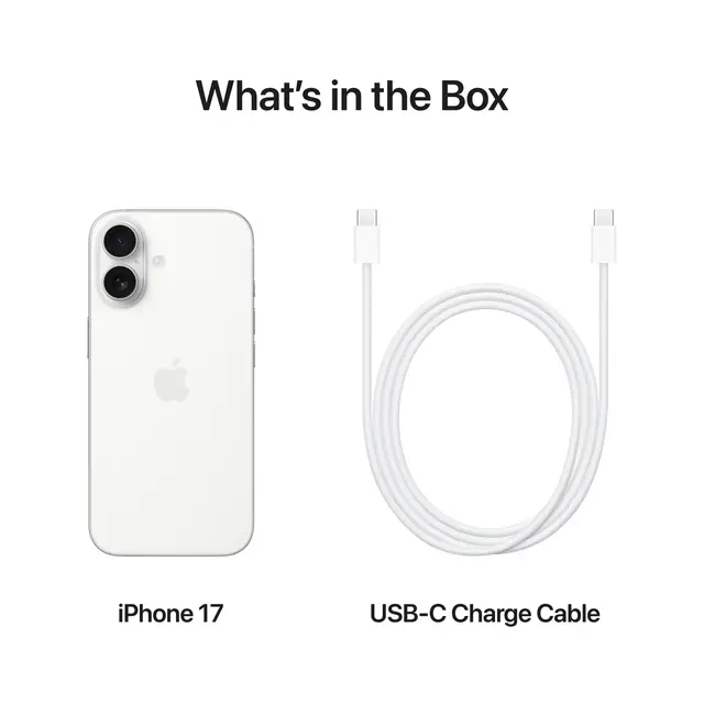 Apple iPhone 17 256GB Hvit Telenor 