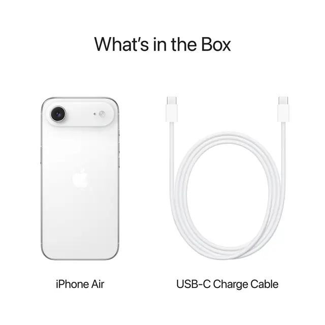 Apple iPhone Air - Skyhvit - 1 TB TN 