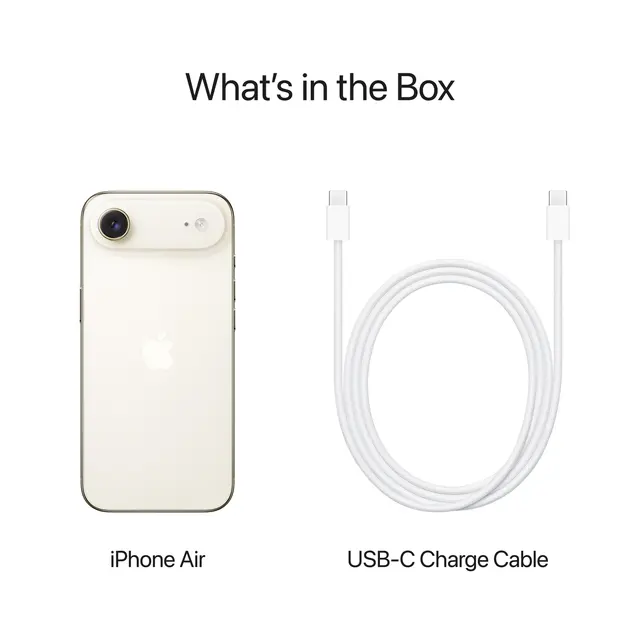 Apple iPhone Air - Lys gullfarge 1 TB - TN 