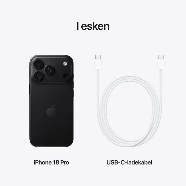 Apple iPhone 18 Pro 256GB Black Generisk 
