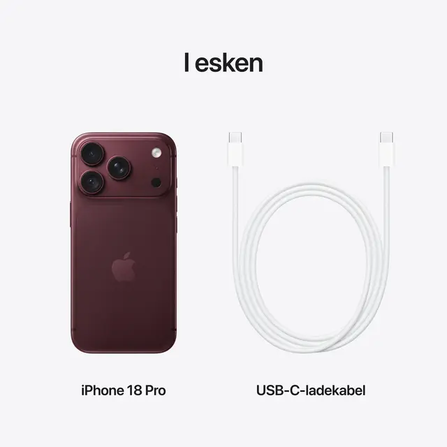 Apple iPhone 18 Pro 256GB Burgundy Generisk 