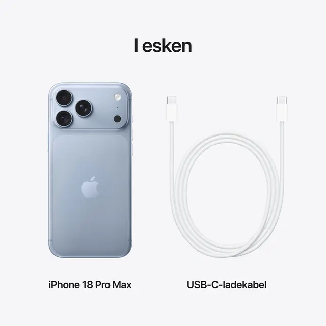 Apple iPhone 18 Pro Max 1TB Glacier Generisk 