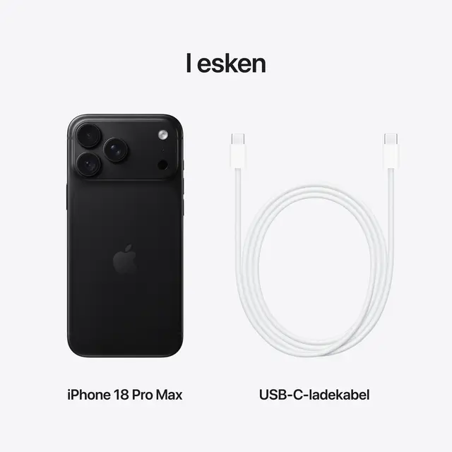 Apple iPhone 18 Pro Max 2TB Black Generisk 