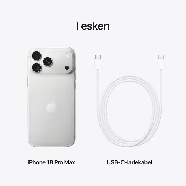 Apple iPhone 18 Pro Max 2TB Silver Generisk 