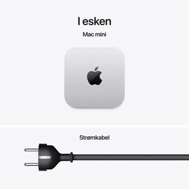Mac mini: Apple M6 chip with 12core CPU and 12 core GPU, 16GB, 512GB SSD 