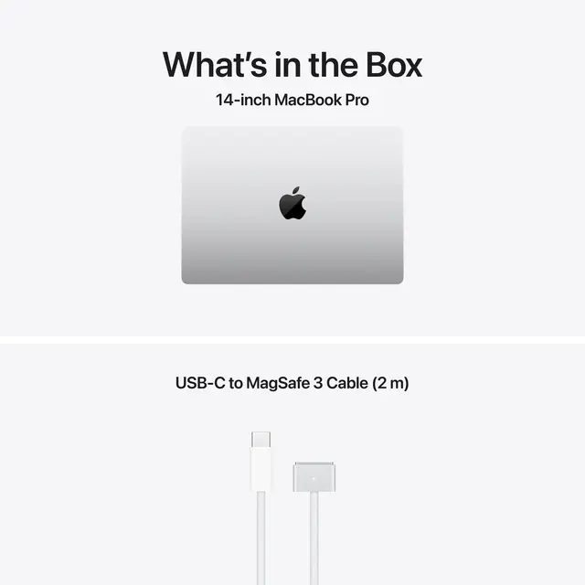 Apple MacBook Pro - 14-inch - Apple M5 chip wit 10-core CPU and 10-core GPU, 16GB, 512GB SSD Silver 