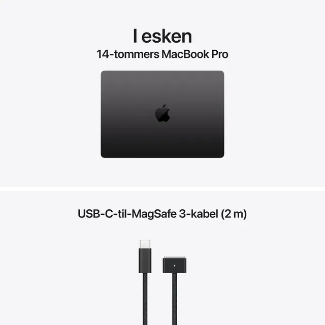 14-inch MacBook Pro: Apple M6 chip wit 12-core CPU and 12-core GPU, 24GB, 1TB SSD Space Black 