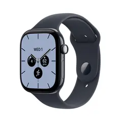 Apple Watch Series 12 GPS + Cellular 46mm Night Blue Ceramic Case with Navy Blue Sport Band S/M