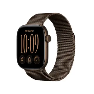 Apple Watch Series 12 GPS + Cellular 42mm Dark Bronze Aluminium Case with Dar