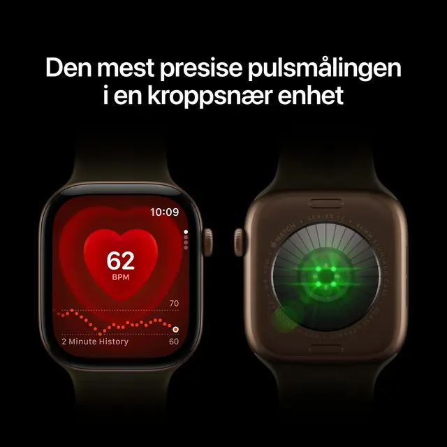 Apple Watch Series 12 GPS + Cellular 46mm Dark Bronze Aluminium Case with Dark Bronze Milanese Loop S/M 