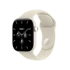 Apple Watch Series 12 GPS + Cellular 42mm Pearl White Ceramic Case with Sand Sport Band M/L